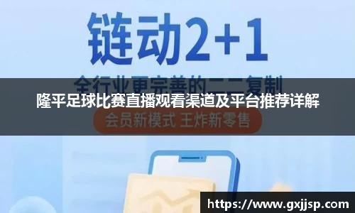 隆平足球比赛直播观看渠道及平台推荐详解
